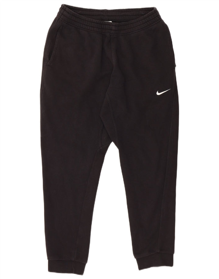 NIKE Mens Tracksuit Trousers Joggers Large  Black Cotton
