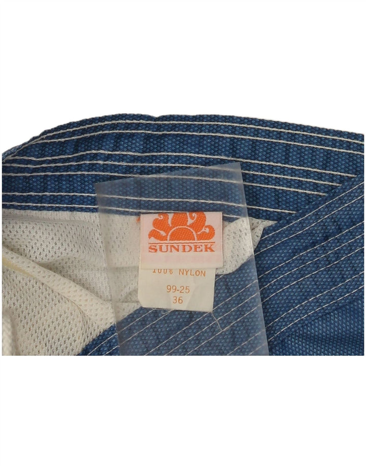 Sundek Mens Swimming Shorts Large Blue Nylon
