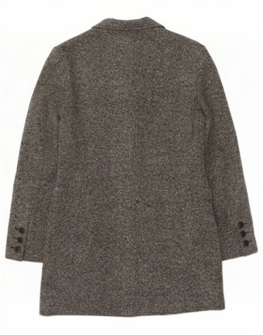 Zara Womens Oversized Overcoat EU 38 Small Grey Wool