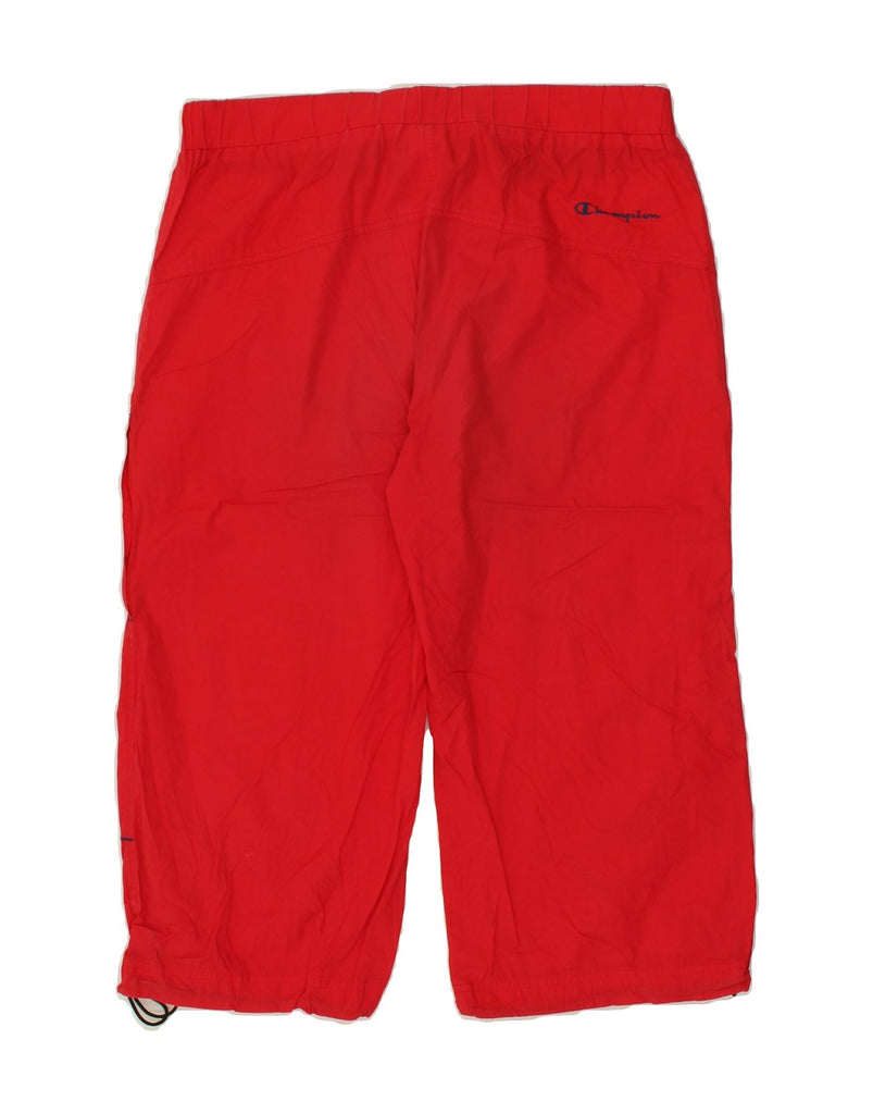 CHAMPION Mens Capri Tracksuit Trousers Large Red Cotton Vintage Champion and Second-Hand Champion from Messina Hembry 