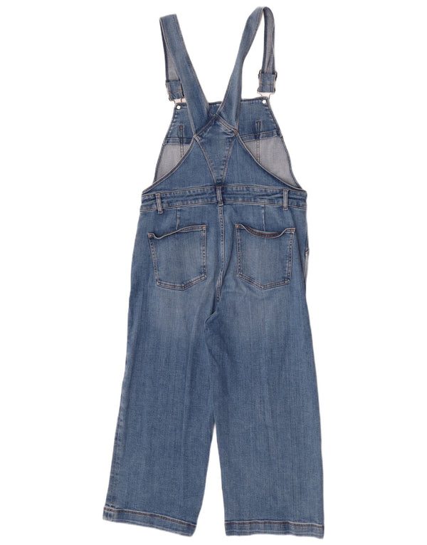 Fat Face Womens Clayton Dungarees Jeans UK 16 Large W34 L22 Blue Cotton