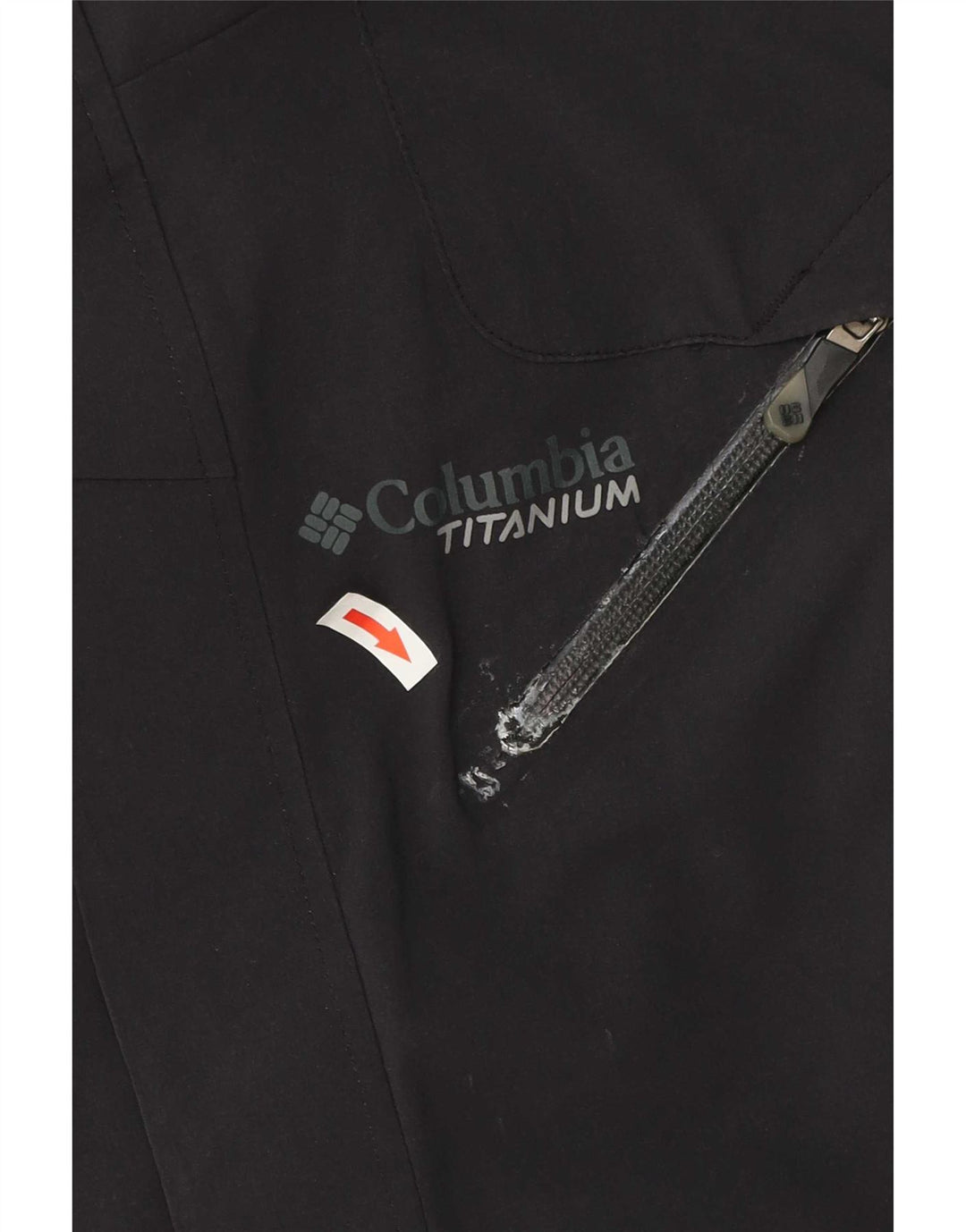 Columbia Mens Titanium Windbreaker Jacket UK 38 Medium Black Nylon
