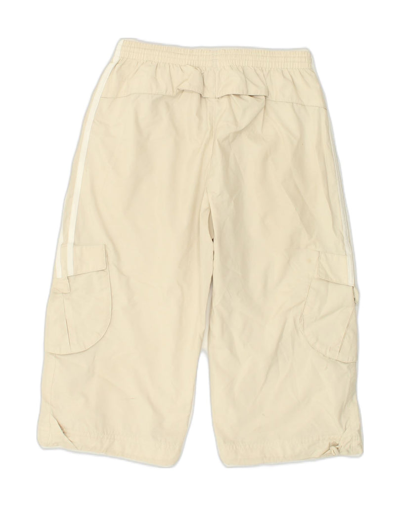 ADIDAS Boys Bermuda Sport Shorts 11-12 Years Beige Nylon | Vintage Adidas | Thrift | Second-Hand Adidas | Used Clothing | Messina Hembry 