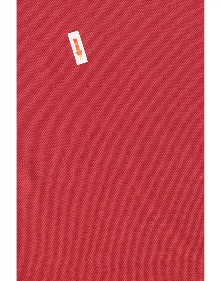 Crew Clothing Mens Polo Shirt Medium Maroon Cotton