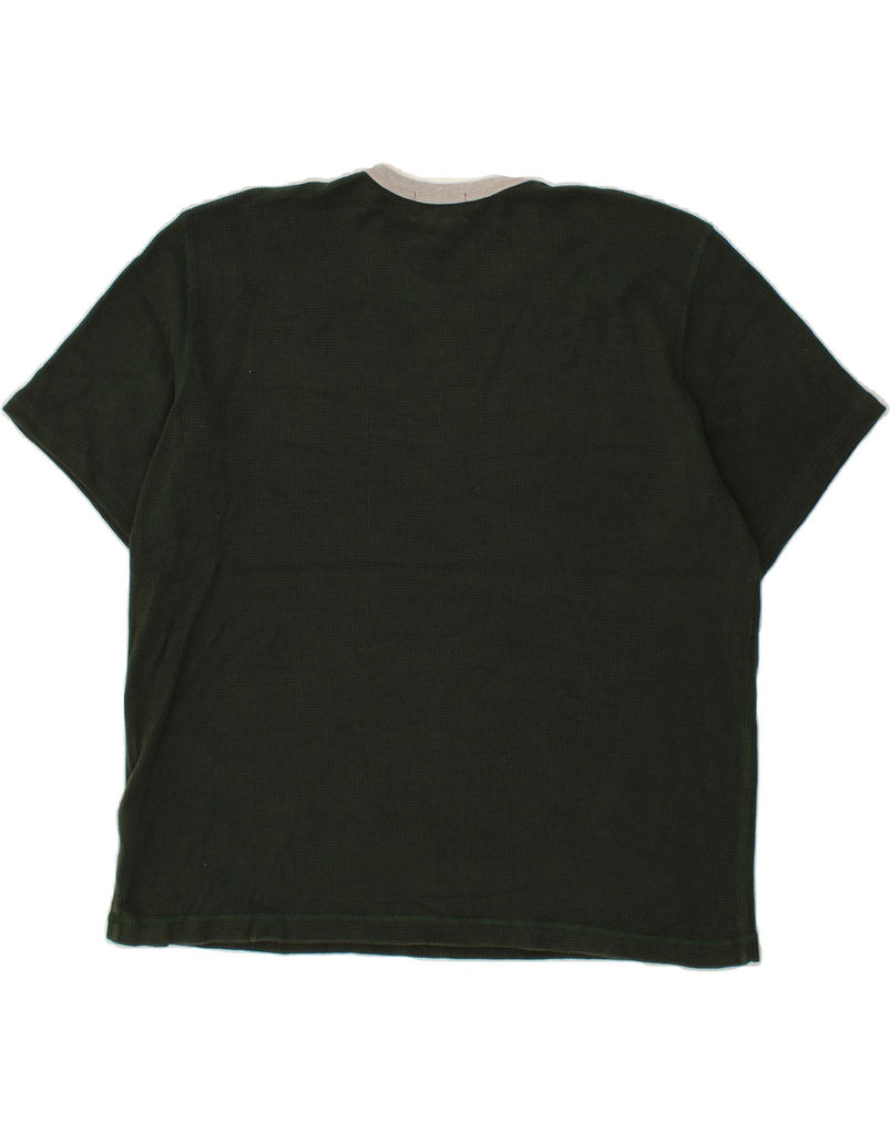 EDDIE BAUER Mens Graphic T-Shirt Top 2XL Green Cotton Vintage Eddie Bauer and Second-Hand Eddie Bauer from Messina Hembry 
