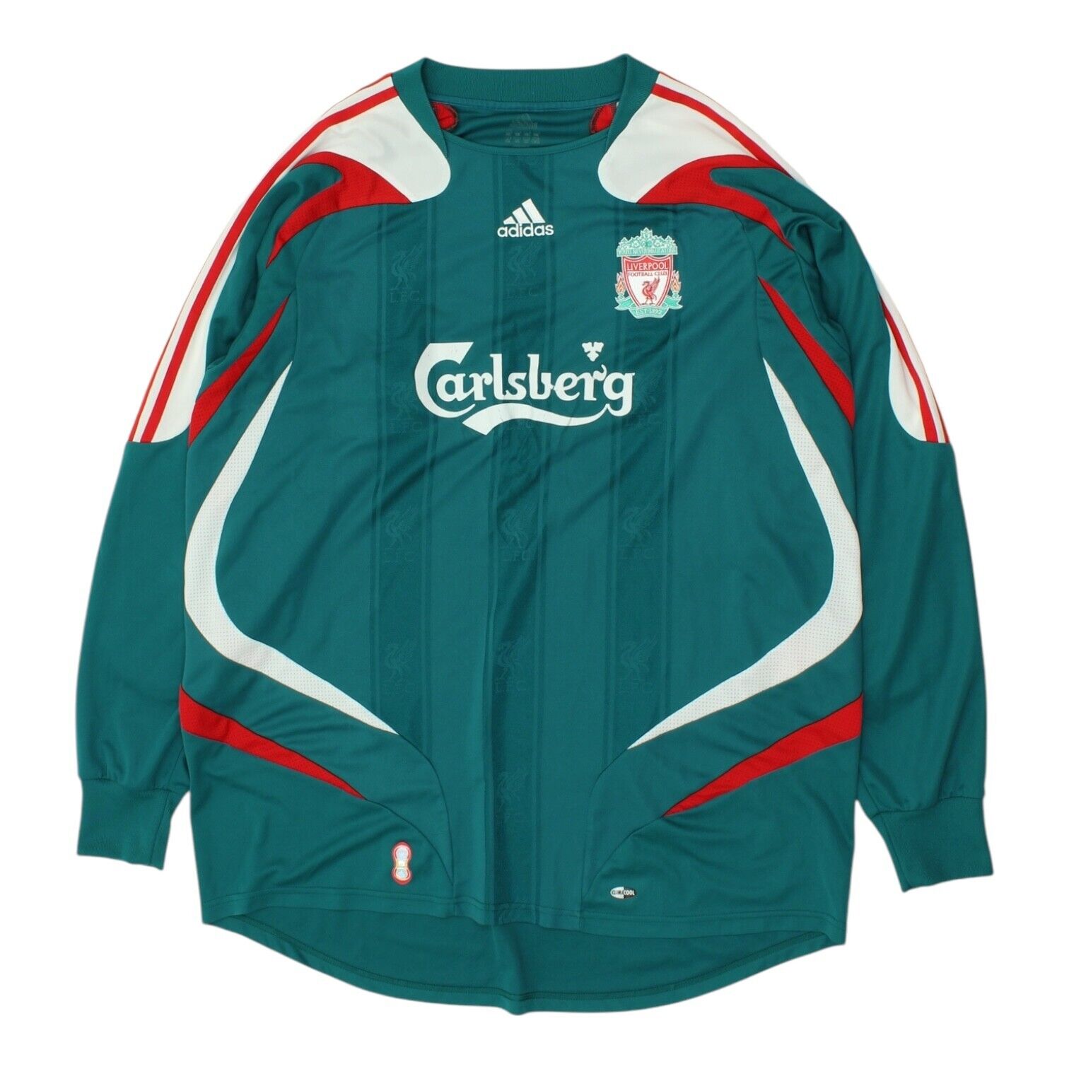 Liverpool FC 07 08 Mens Adidas Goalkeeper Shirt Vintage 90s Football Goalie Vintage Second Hand Clothing Online Messina Hembry