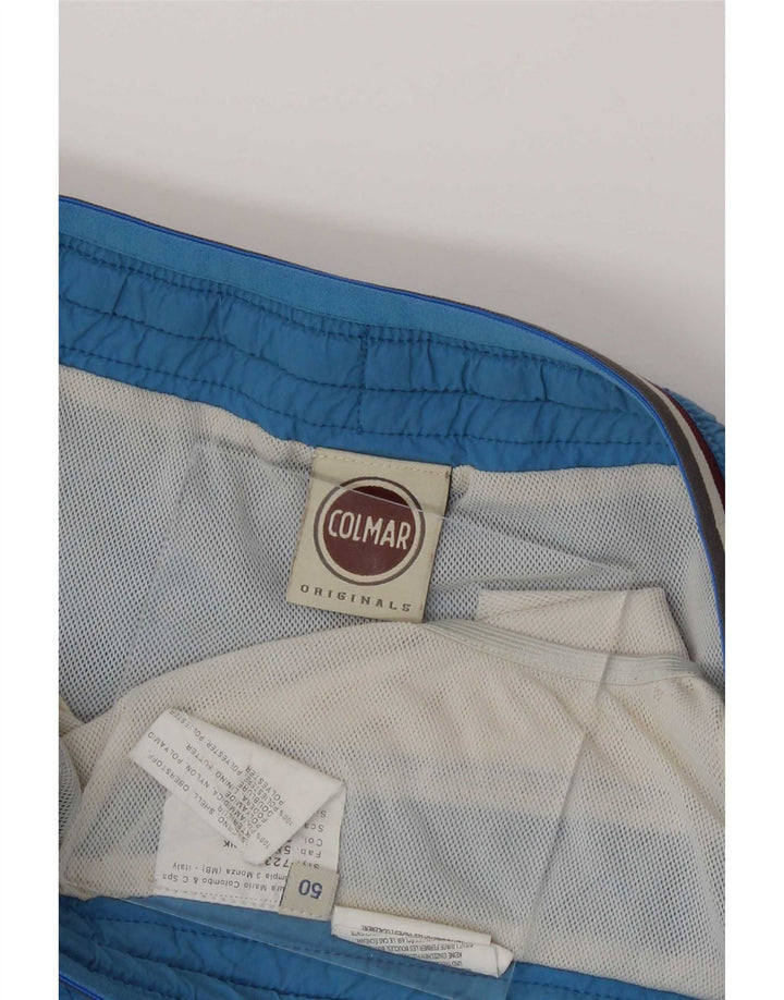 Colmar Mens Graphic Swimming Shorts IT 50 Large Blue Nylon