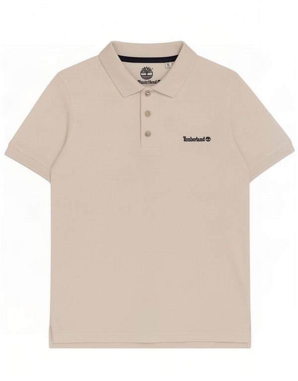Timberland Boys Polo Shirt 13-14 Years White Cotton