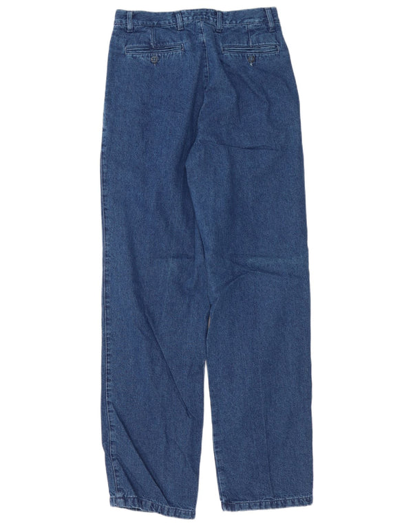 European Project Mens Pegged Straight Jeans IT 46 Small W30 L34 Blue Cotton