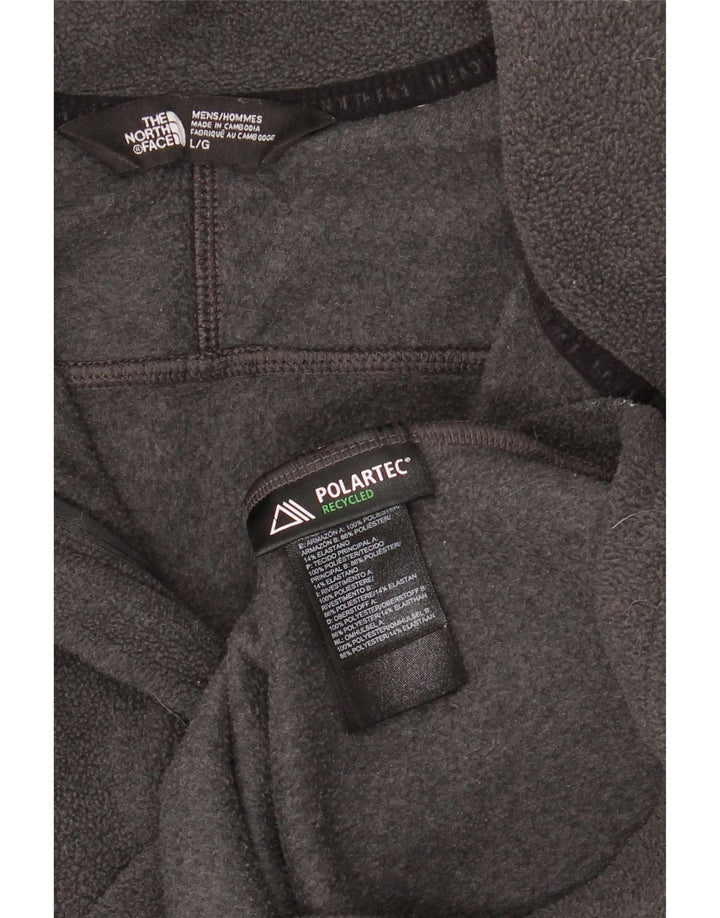 The North Face Mens Fleece Jacket UK 40 Large Grey Colourblock Polyester