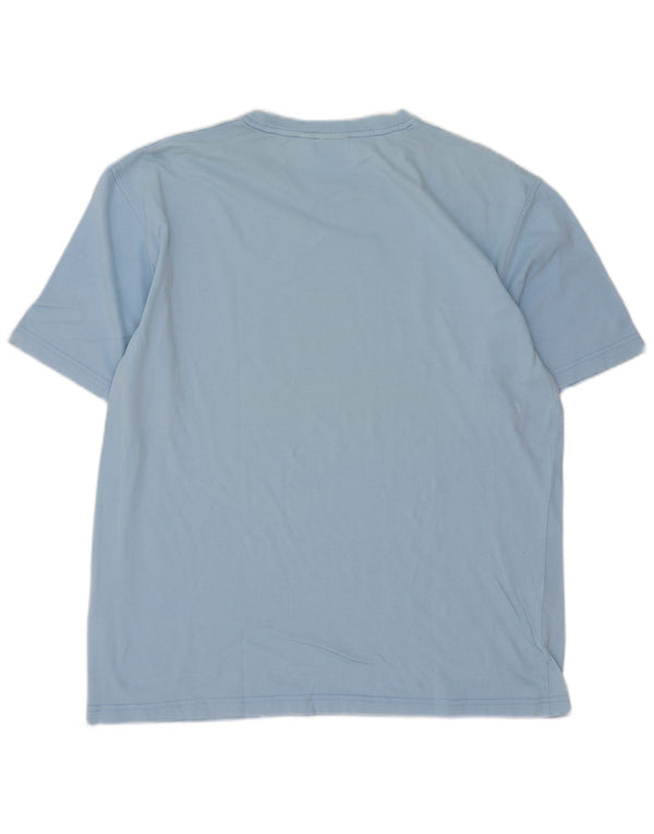 Ellesse Mens Graphic T-Shirt Top Large Blue Cotton