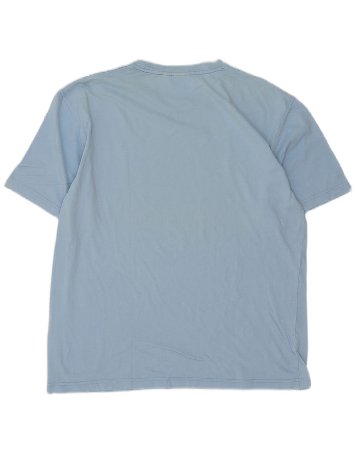 Ellesse Mens Graphic T-Shirt Top Large Blue Cotton