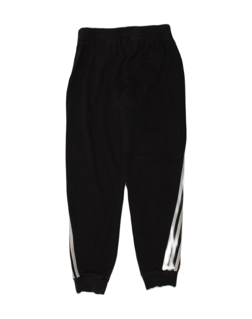 ADIDAS Boys Tracksuit Trousers Joggers 9-10 Years Black Cotton | Vintage Adidas | Thrift | Second-Hand Adidas | Used Clothing | Messina Hembry 