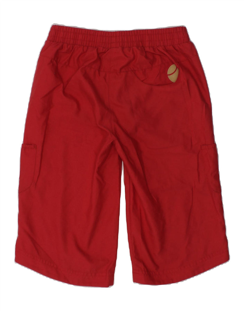 ADIDAS Boys Cargo Shorts 5-6 Years W22  Red Polyester | Vintage Adidas | Thrift | Second-Hand Adidas | Used Clothing | Messina Hembry 