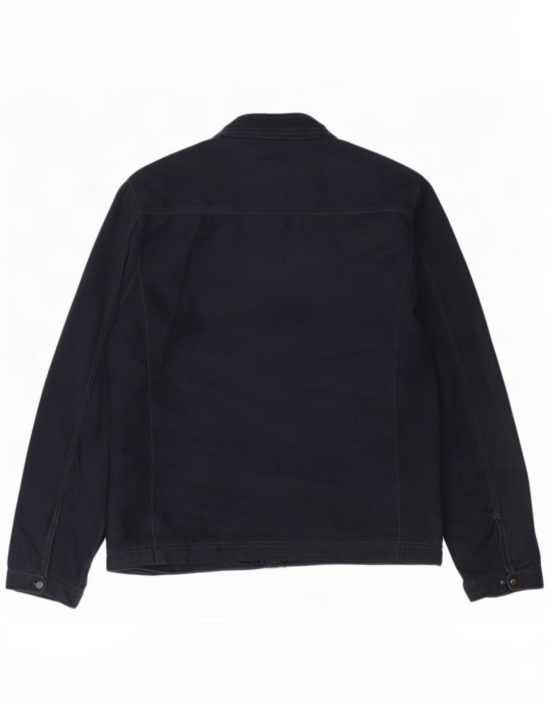 Zara Mens Bomber Jacket UK 42 XL Navy Blue