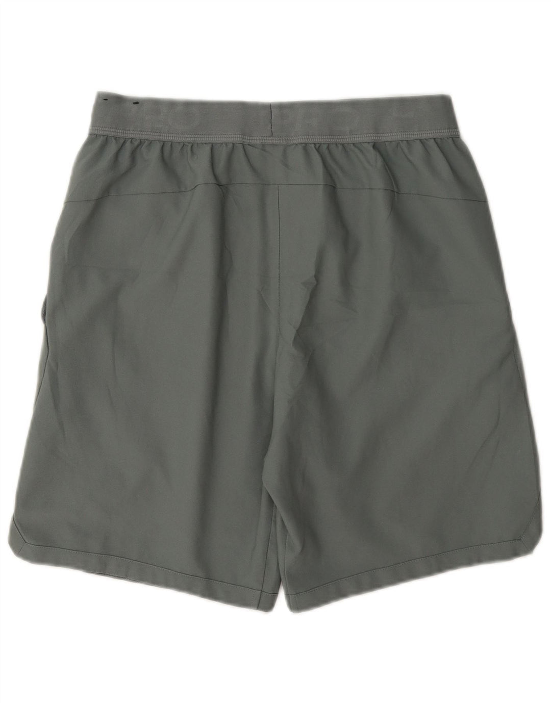 Nike Mens Dri Fit Graphic Standard Sport Shorts Small Grey Polyester