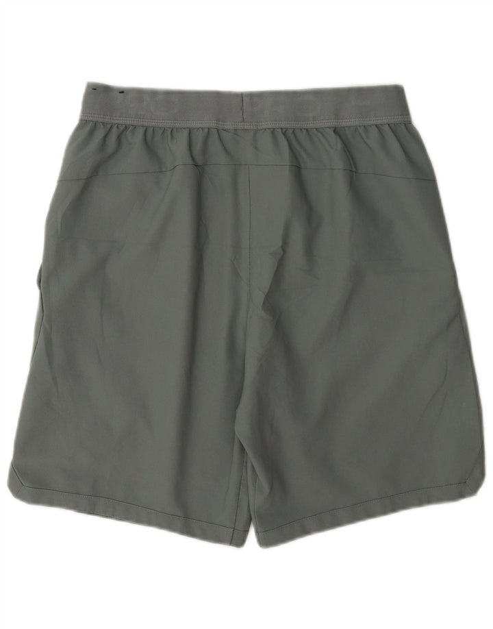 Nike Mens Dri Fit Graphic Standard Sport Shorts Small Grey Polyester