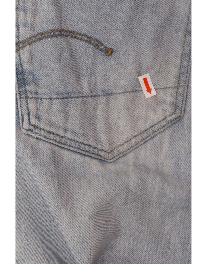 G-STAR Mens Distressed Slim Jeans W36 L32 Blue Cotton