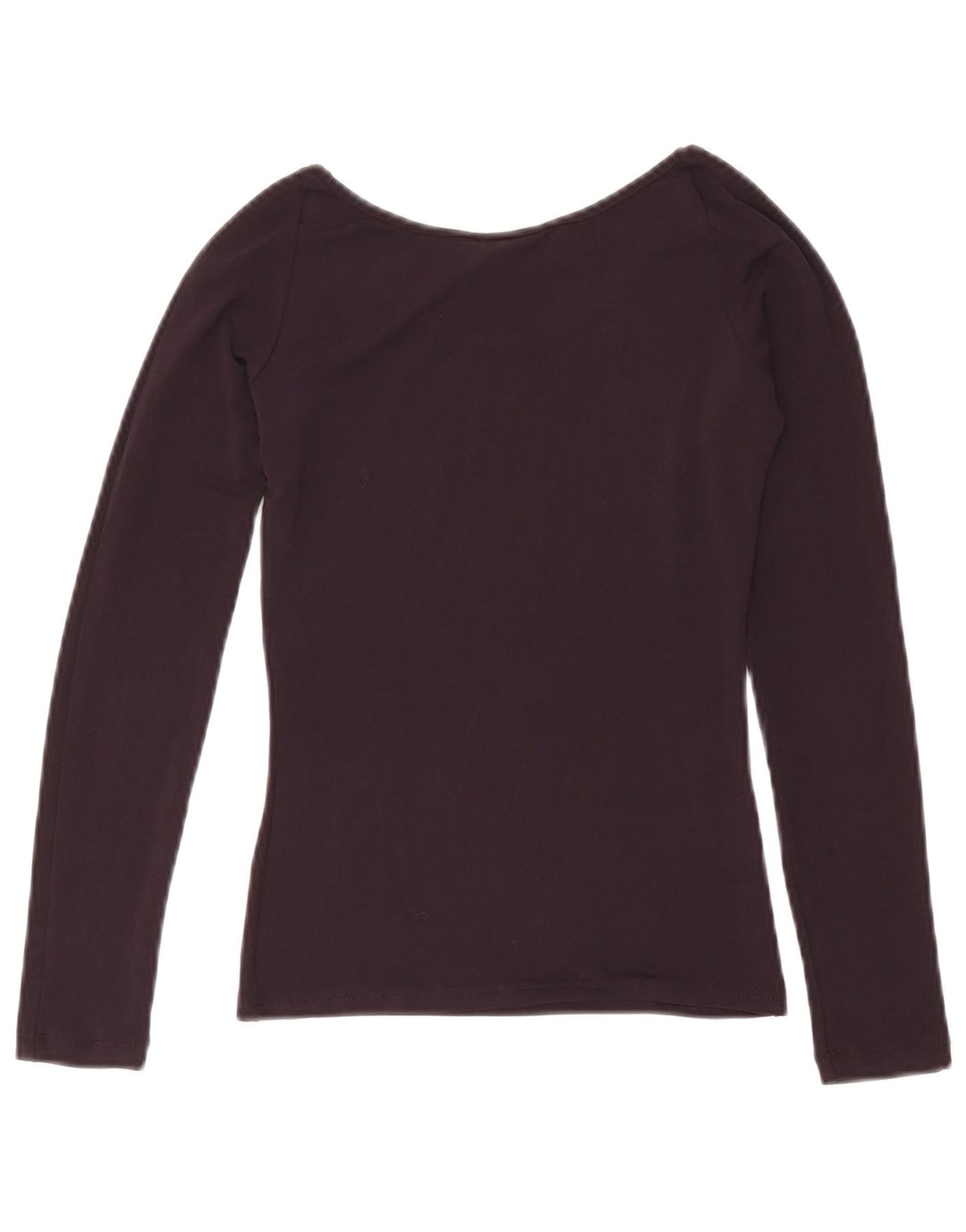 Patrizia Pepe Womens Top Long Sleeve US 6 Medium Burgundy