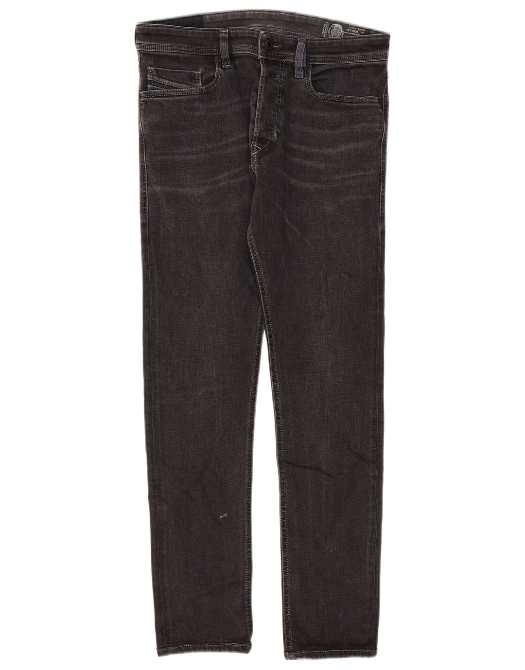 DIESEL Mens Tepphar Carrot Slim Jeans W30 L31 Black