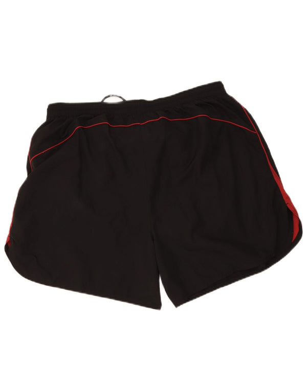 Asics Mens Sport Shorts 2XL Black Colourblock Polyester