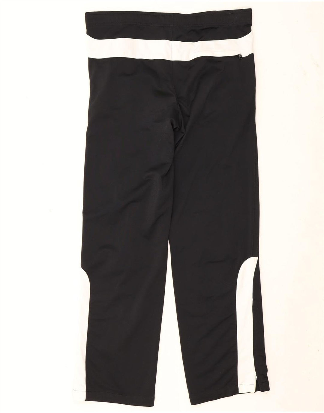 Nike Mens Tracksuit Trousers Small Black Colourblock Polyester