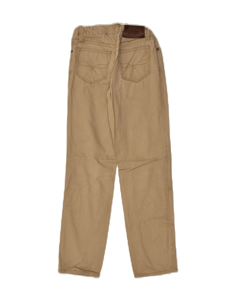 POLO RALPH LAUREN Boys Straight Casual Trousers 6-7 Years W22 L22  Beige | Vintage Polo Ralph Lauren | Thrift | Second-Hand Polo Ralph Lauren | Used Clothing | Messina Hembry 