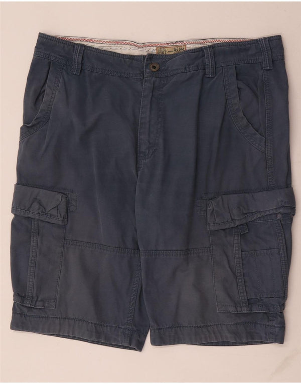Fat Face Mens Cargo Shorts W38 XL Navy Blue Cotton