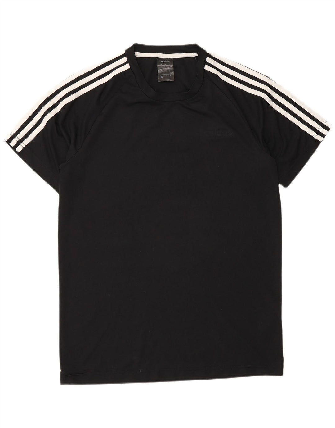 Adidas Mens Climalite T-Shirt Top Medium Black Polyester Sports