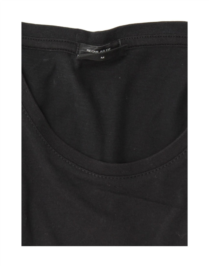 Hugo Boss Mens Regular Fit T-Shirt Top Medium Black