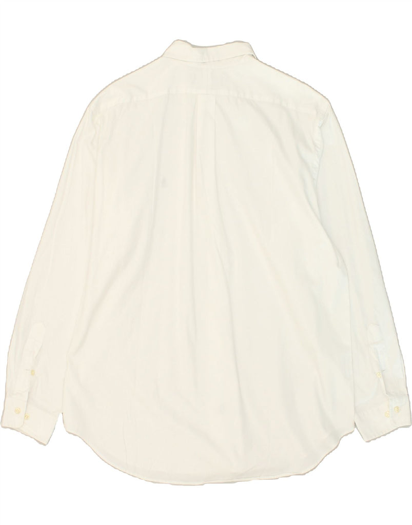 RALPH LAUREN Mens Shirt Size 17 XL White Cotton | Vintage Ralph Lauren | Thrift | Second-Hand Ralph Lauren | Used Clothing | Messina Hembry 