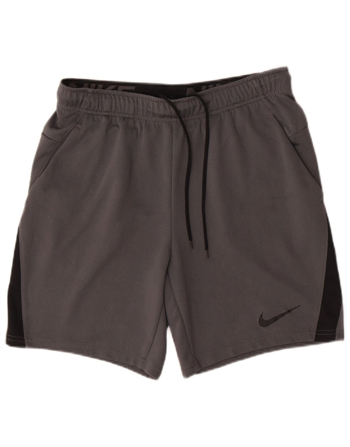 Nike Mens Dri Fit Sport Shorts Medium  Grey Colourblock Polyester