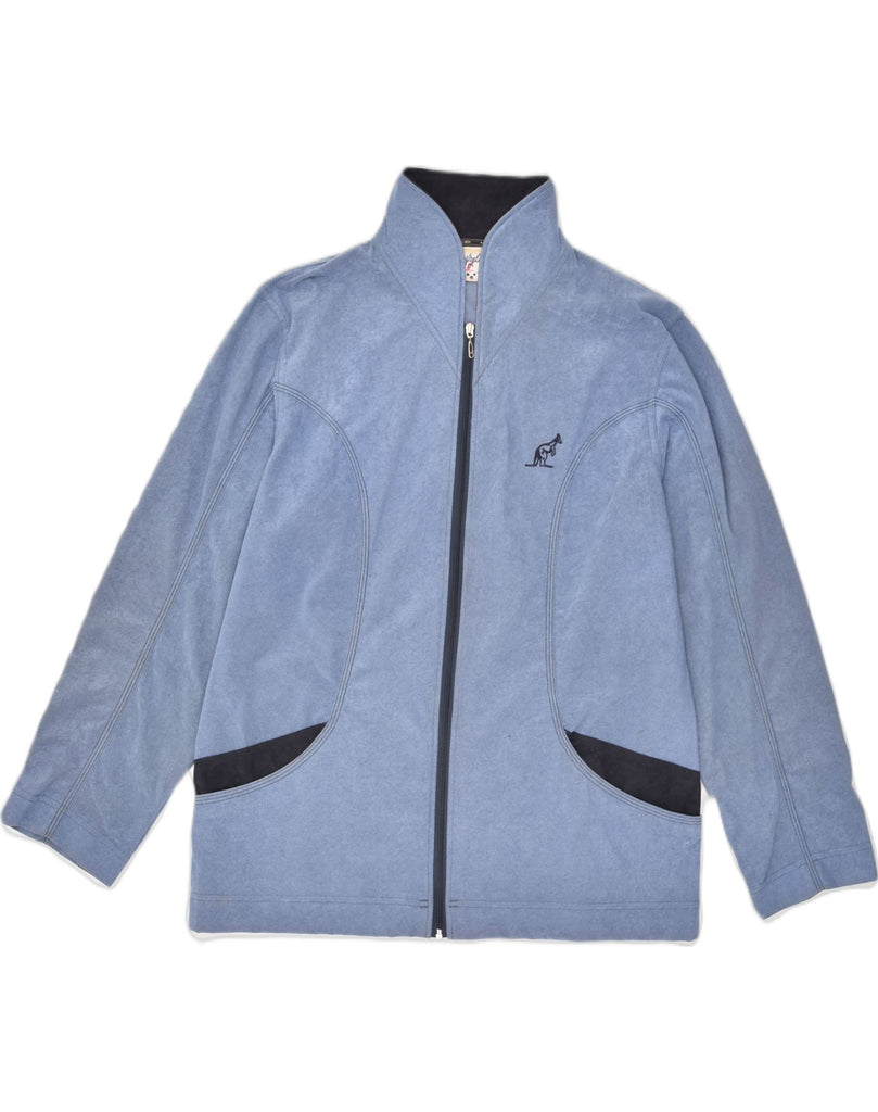 AUSTRALIAN L'ALPINA Womens Tracksuit Top Jacket IT 46 Large Blue Polyester | Vintage AUSTRALIAN L'ALPINA | Thrift | Second-Hand AUSTRALIAN L'ALPINA | Used Clothing | Messina Hembry 