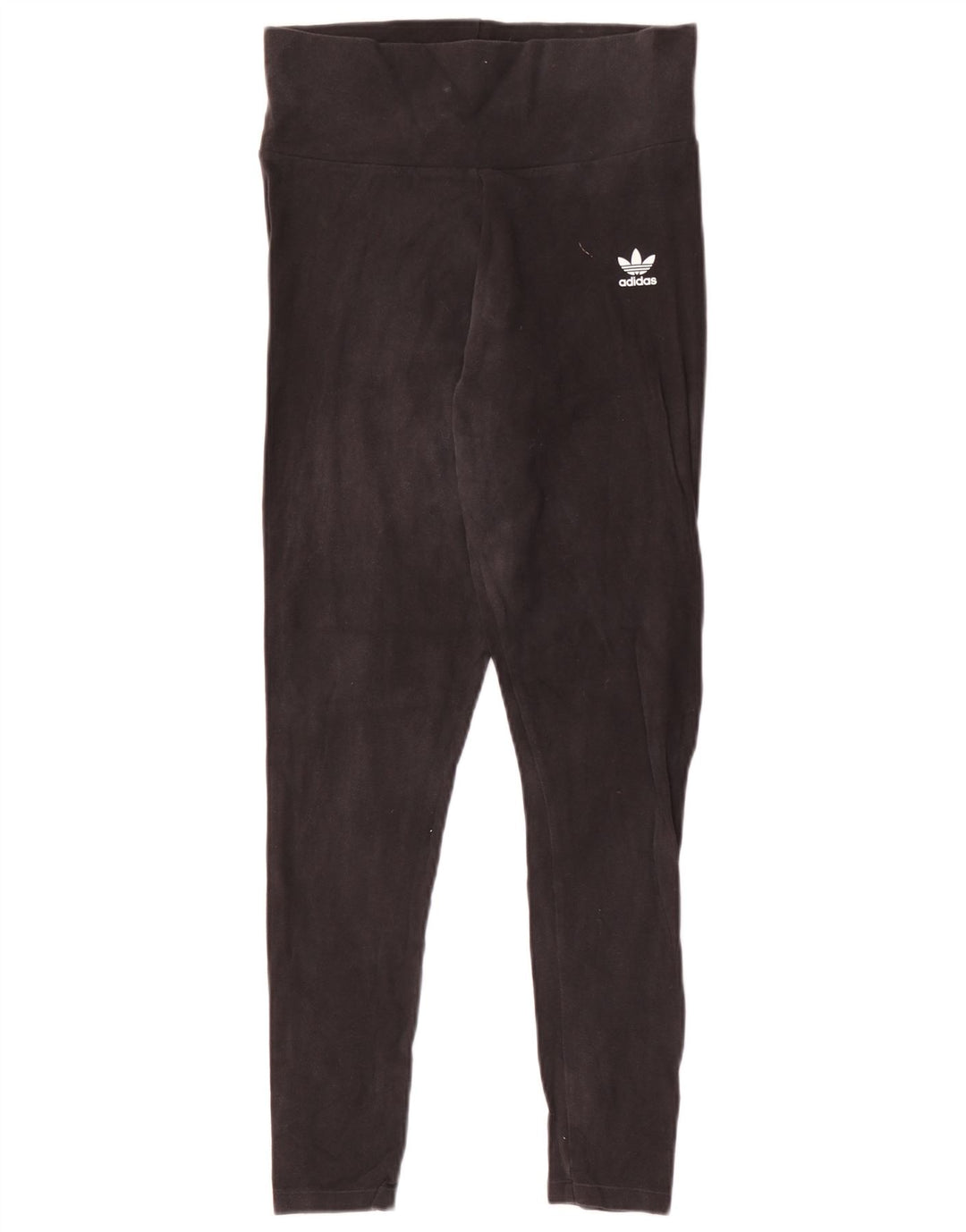ADIDAS Womens Leggings UK 12 Medium  Black