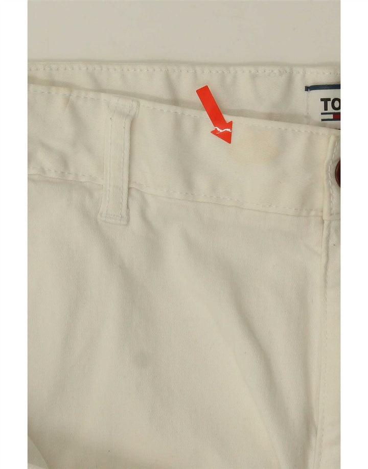 Tommy Hilfiger Mens Chino Shorts W34 Large White Cotton