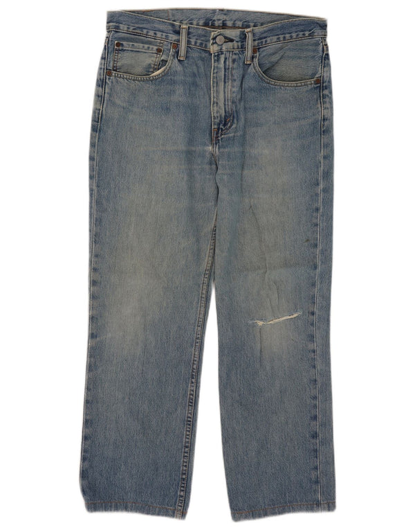 Levi's Mens 516 Slim Straight Jeans W32 L26 Blue Cotton