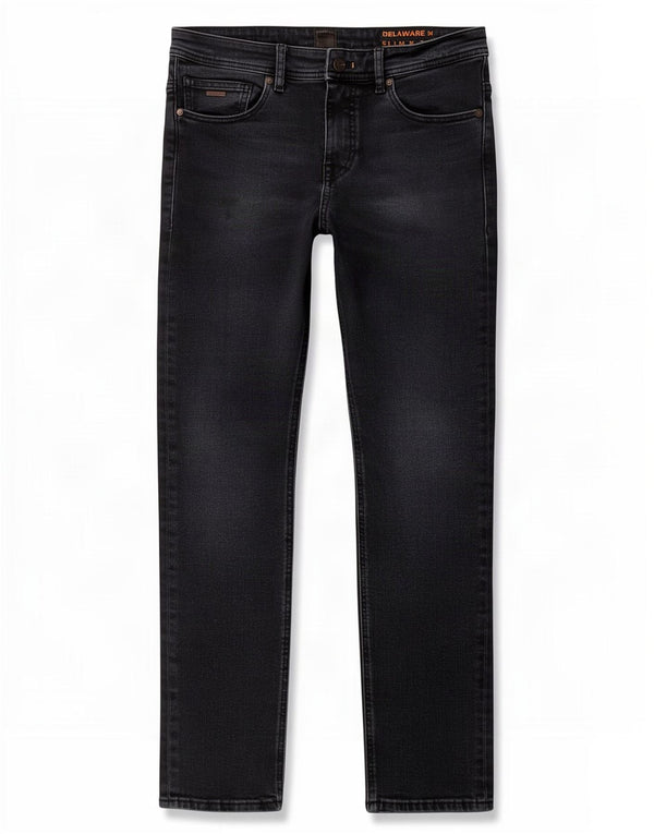Hugo Boss Mens Delaware Slim Jeans W30 L30 Black