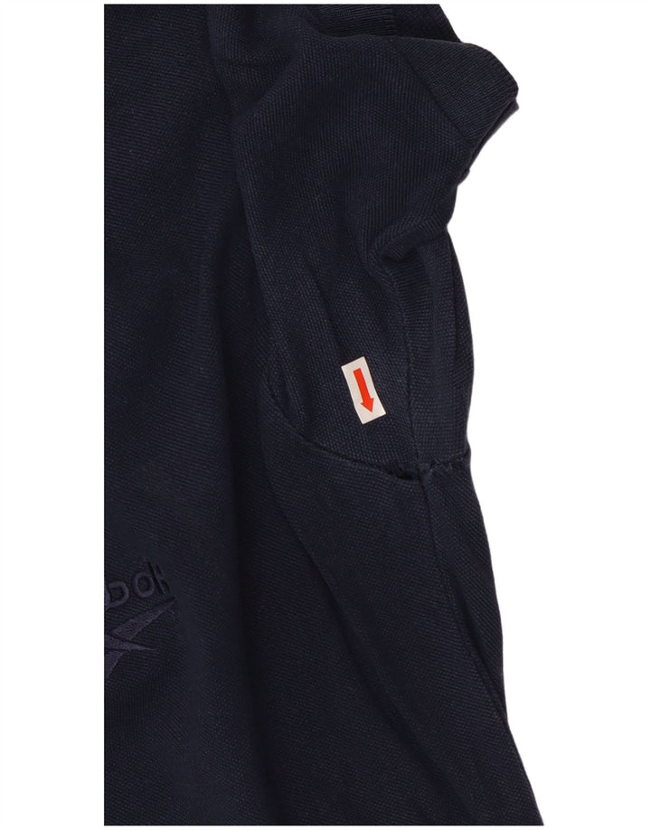 REEBOK Mens Polo Shirt Large Navy Blue