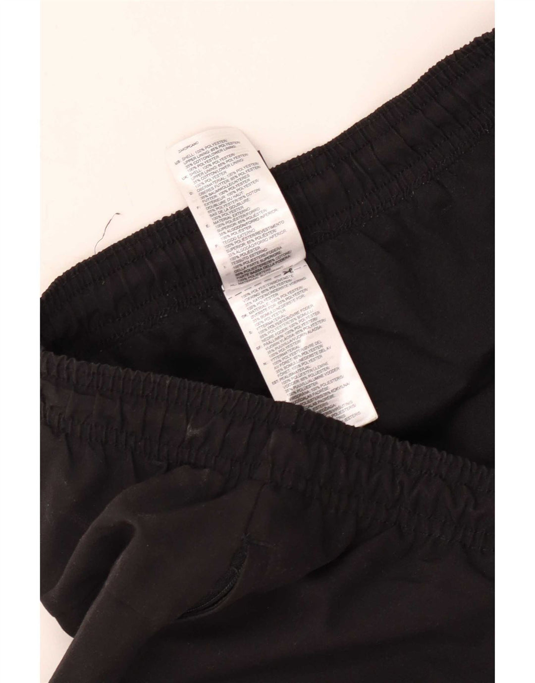 Adidas Mens Tracksuit Trousers Joggers Large Black Polyester