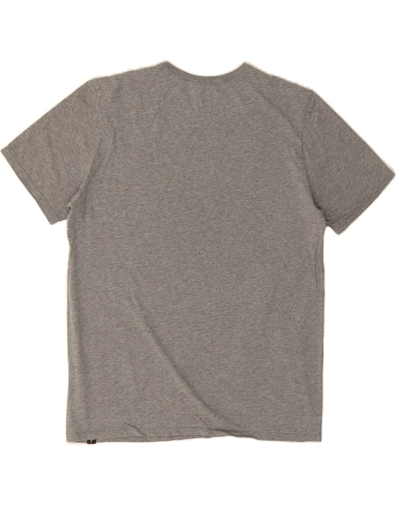 JORDAN Mens Graphic T-Shirt Top Large Grey Cotton Vintage Jordan and Second-Hand Jordan from Messina Hembry 