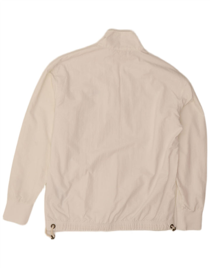 Champion Mens Pullover Tracksuit Top Jacket Small White Polyamide