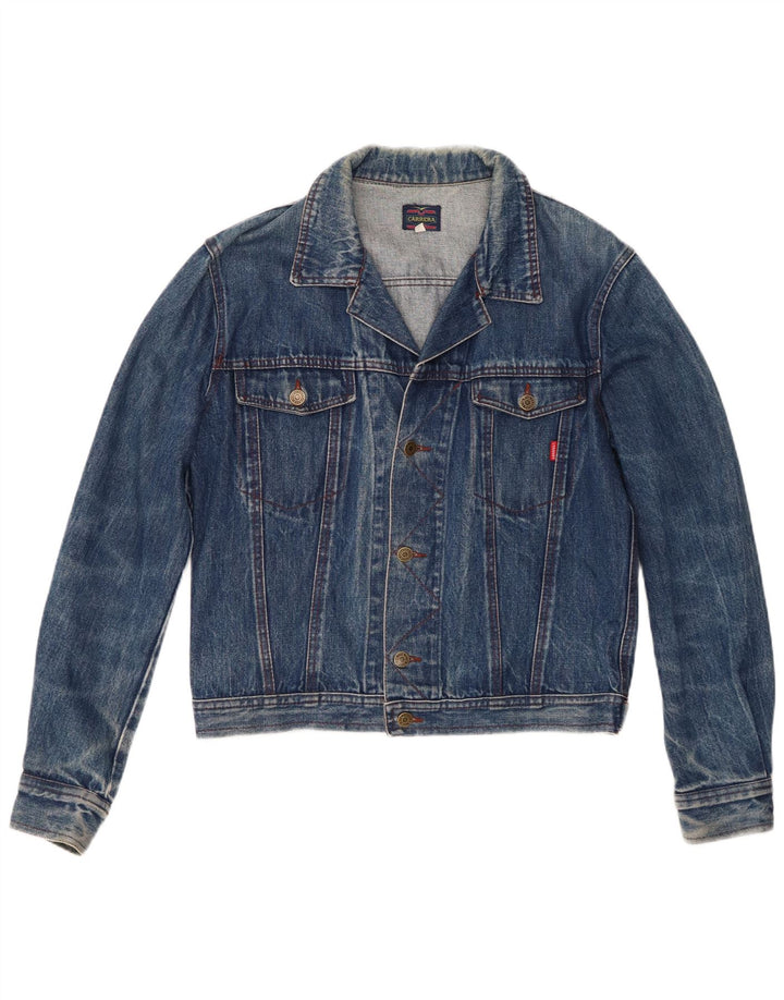 Carrera Womens Denim Jacket UK 16 Large Blue Cotton