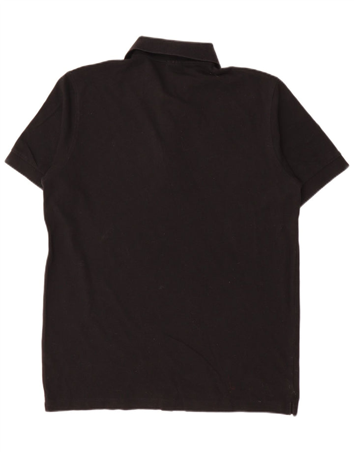 Hugo Boss Mens Polo Shirt Medium Black Cotton