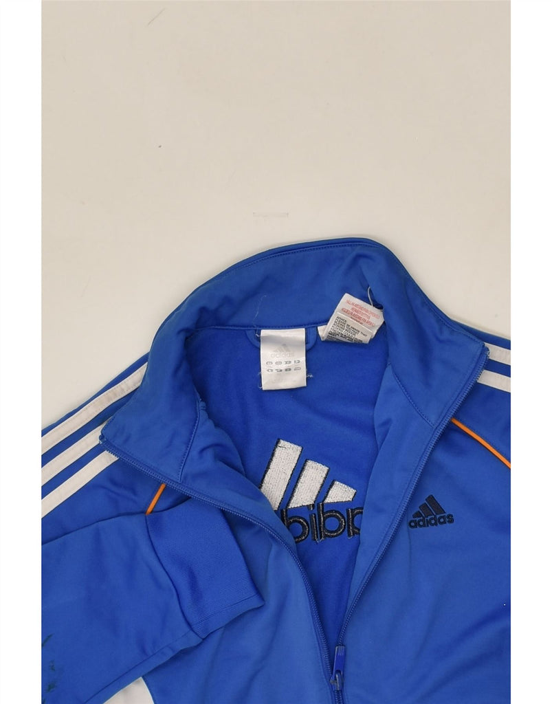 ADIDAS Boys Tracksuit Top Jacket 13-14 Years Blue Polyester | Vintage Adidas | Thrift | Second-Hand Adidas | Used Clothing | Messina Hembry 