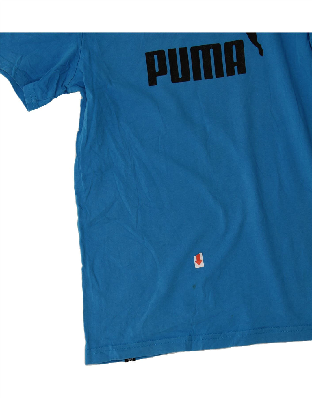 PUMA Boys Graphic T-Shirt Top 11-12 Years Blue Vintage Puma and Second-Hand Puma from Messina Hembry 