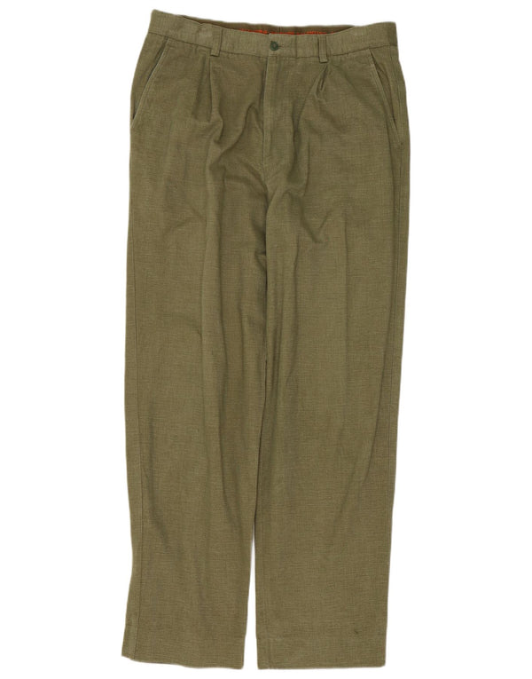 Valentino Mens Pegged Chino Trousers IT 52 XL W38 L32 Green