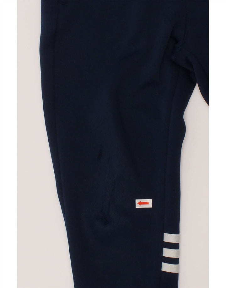 Adidas Boys Tracksuit Trousers Joggers 6-7 Years  Navy Blue Polyester