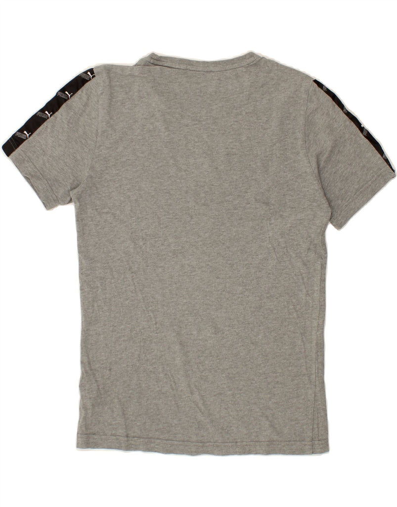 PUMA Mens Graphic T-Shirt Top Small Grey Cotton Vintage Puma and Second-Hand Puma from Messina Hembry 