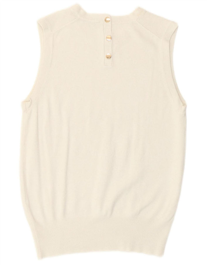 Zara Womens Vest Tank Top UK 10 Small White