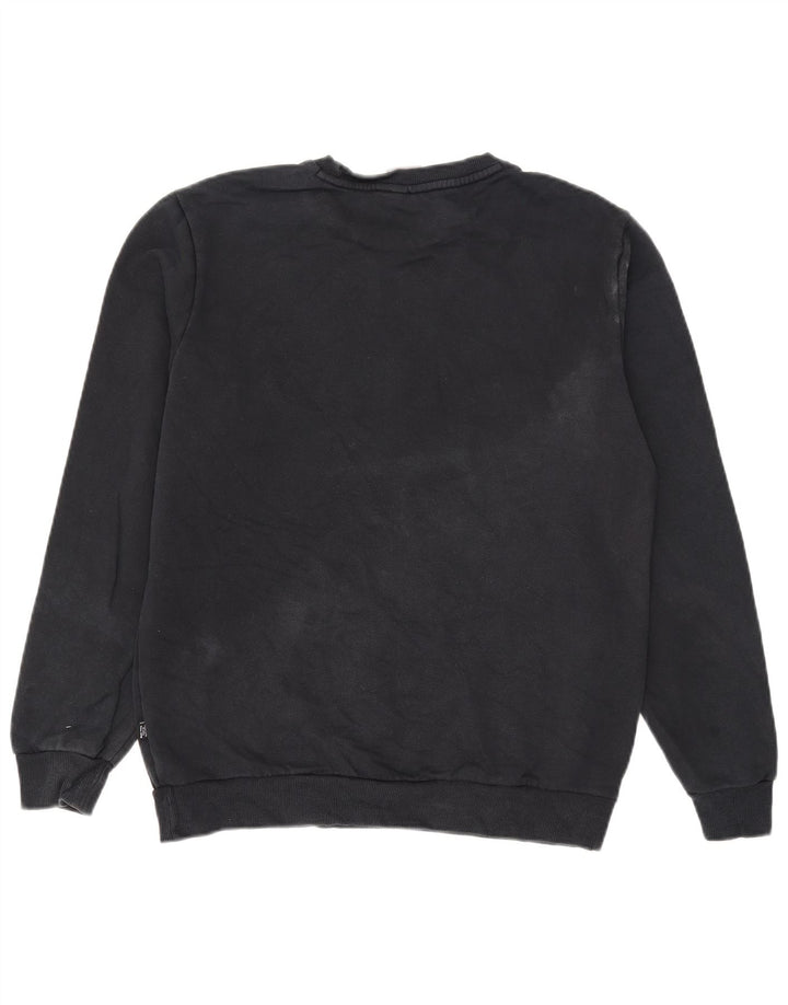 Puma Mens Graphic Sweatshirt Jumper Medium Navy Blue Cotton
